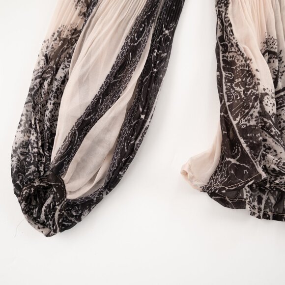 NEW ANTHROPOLOGIE Forever That Girl sheer pleated blouse size S - Picture 7 of 13